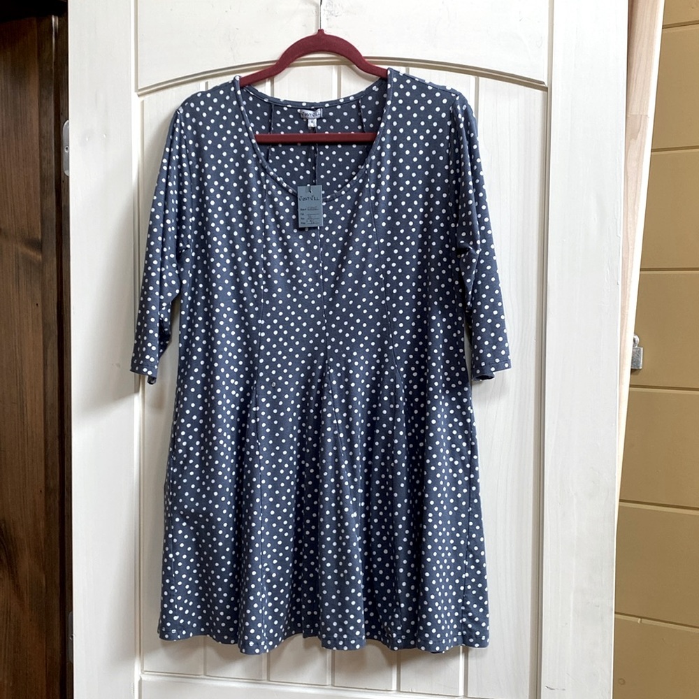 NWT Just Jill gored/swing tunic top, Size small is 6-8 in this brand